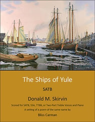 The Ships of Yule SATB choral sheet music cover Thumbnail